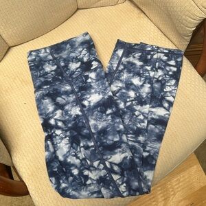 Tie dye cropped leggings